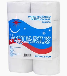 Papel Higiênico Isapel 8x300 mts Branco Simples
