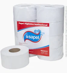 Papel Higiênico Rolão branco (8x30)