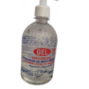 Alcool em gel Luar 70º higienizador de mãos /  bactericida 440g