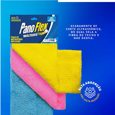 KIT PANO MICRO FIBRA 3 PEÇAS FLEX