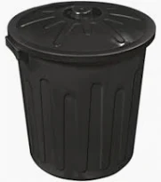LIXEIRA COM TAMPA 65L